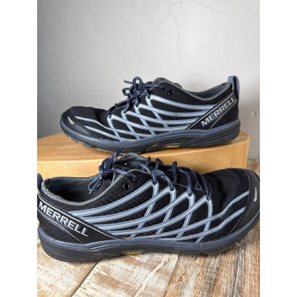 Merrell Pace Glove 2 Black Silver Shoes Size 8